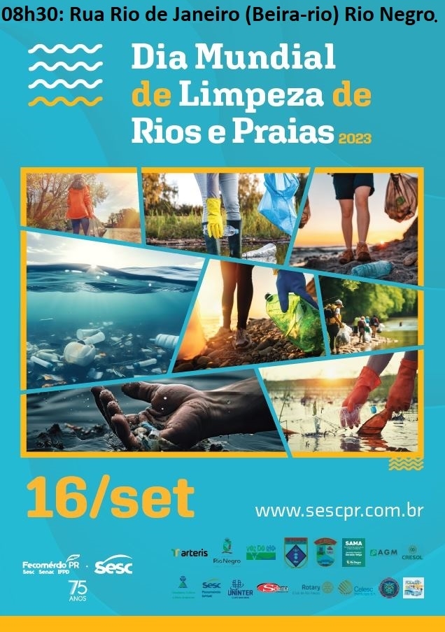 Sesc PR realiza programação ao Dia Mundial de Limpeza de Rios e Praias -  Jornal do Oeste